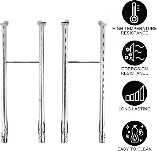 Miniatura 6 de Kit de tubo de 2 quemadores de 20 12 pulgadas para modelos Weber Summit 2000 a 2006 Summit de 4 quemadores (compatible con Weber 85660), piezas de