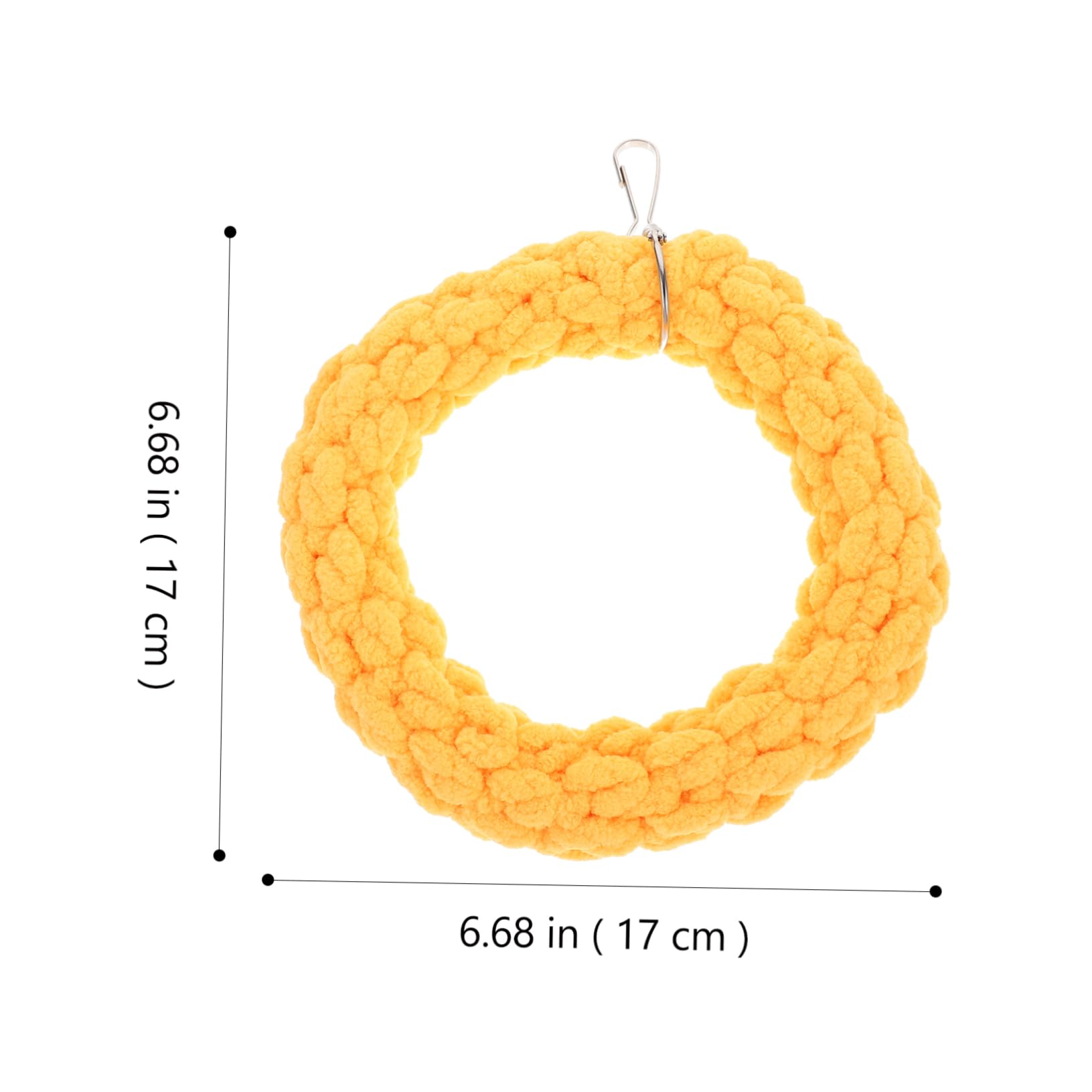 BESPORTBLE 4piezas Columpio para Aves De Mascota Cuerda De Algodón Juguete para Periquitos y Loros Instalación Fácil para Jaula Mejora La Salud Ejercicio De Tu
