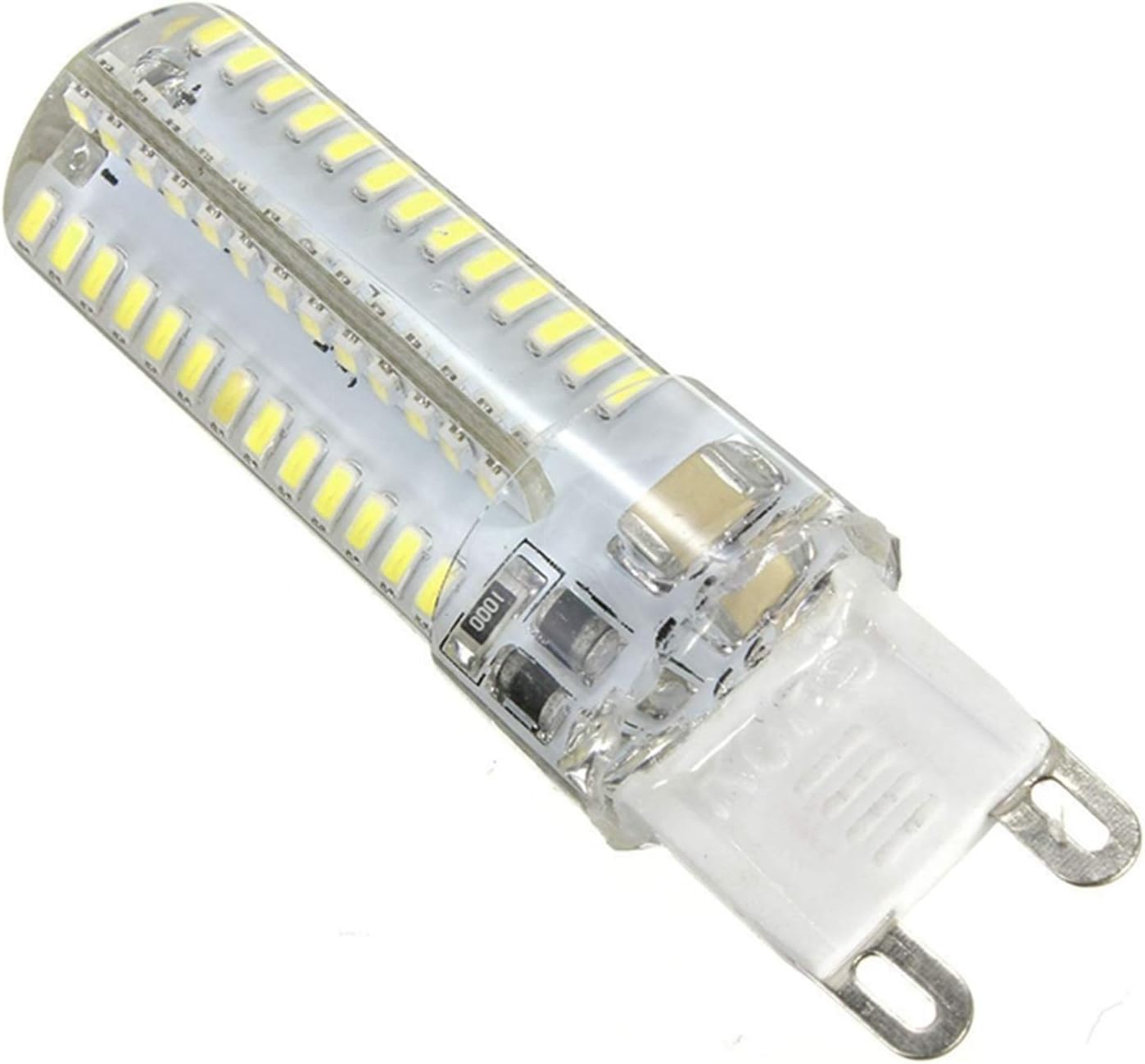 G9 LED Light Bulbs, 6W 650LM, AC 200-240V Pack of 10 (Color : Warm White)