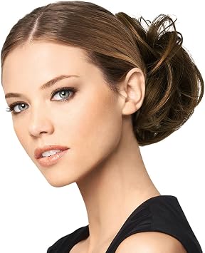Modern Chignon Color R1416T BUTTERED TOAST - Hairdo Extensions Claw Clip Loose Hair Bun Tru2Life Heat Friendly Synthetic Soft Waves Hairpiece