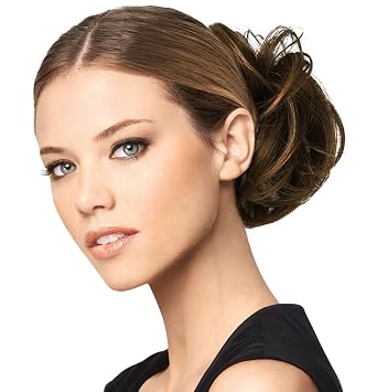 Modern Chignon Color R1416T BUTTERED TOAST - Hairdo Extensions Claw Clip Loose Hair Bun Tru2Life Heat Friendly Synthetic Soft Waves Hairpiece