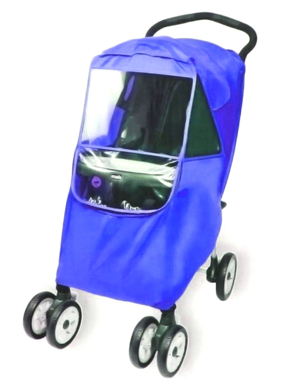 Hippo Collection Universal Stroller Weather Shield - Royal Blue, one Size : Baby
