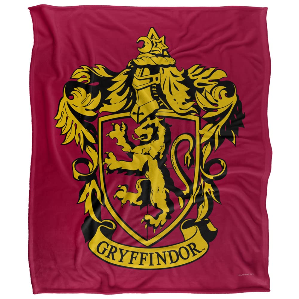 Coperta Harry Potter Morbida In Microfibra 152x127 Cm, Regalo Ufficiale Per Bambini E Adulti