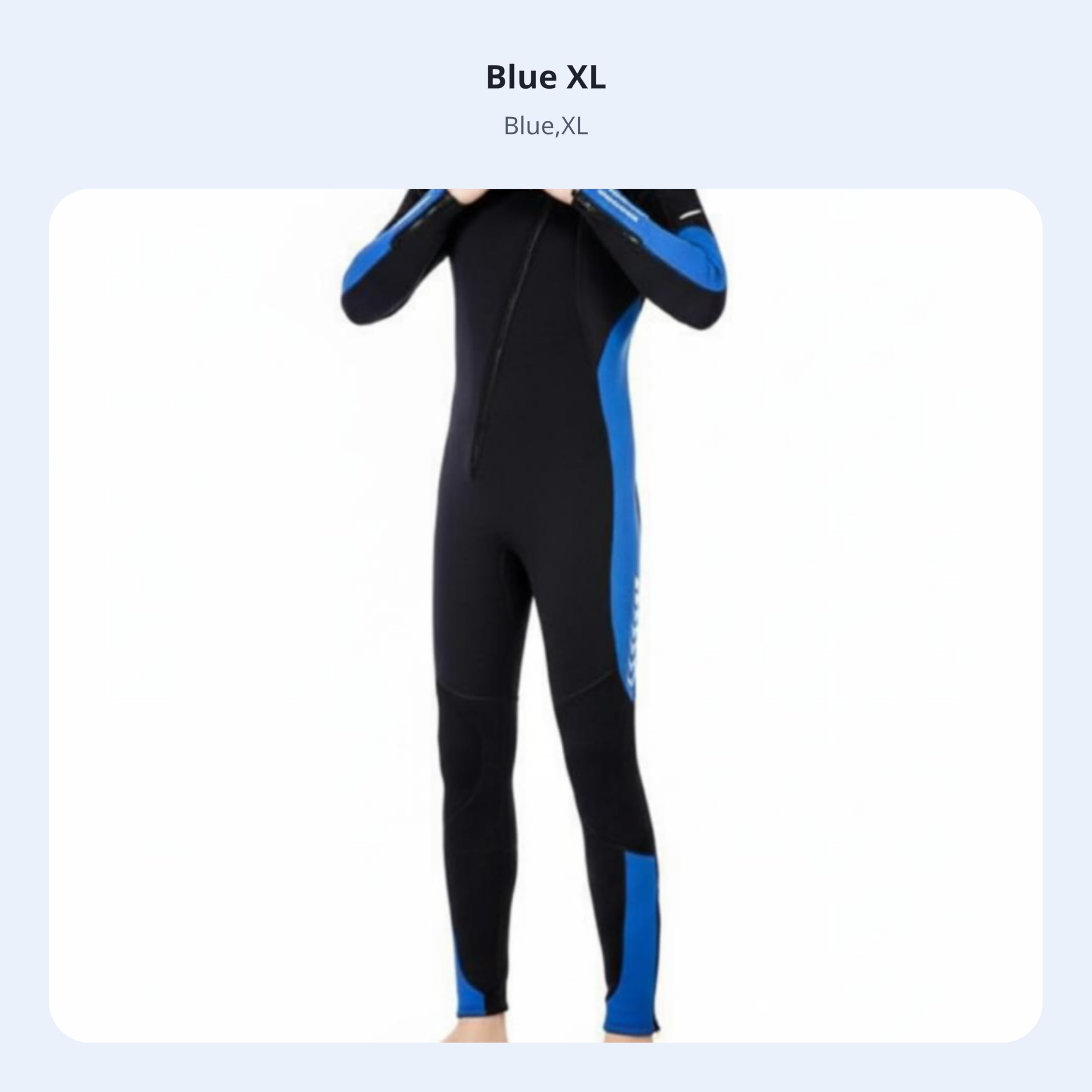 Tuta Muta per Uomo con Materiale in E Nylon per Isolamento Termico E Comfort Durante Il Nuoto con Struttura Flessibile per Movimenti Ottimali Adatta, Color to 13, XL