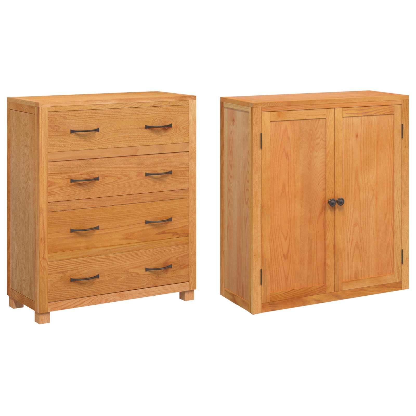 vidaXL Conjunto de Muebles de Almacenaje Marrón Madera de ingeniería, Estanterías de Almacenamiento para Sala, Estilo rústico-Industrial, Organizador Moderno, diseño eficiente, Ahorro de Espacio