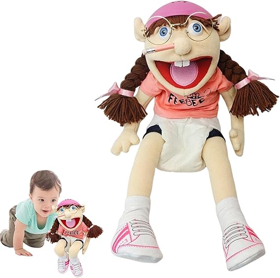Cartoon Hand Puppet Plushie Toy Jeffy Puppet Plush Toy Doll,Jeffy