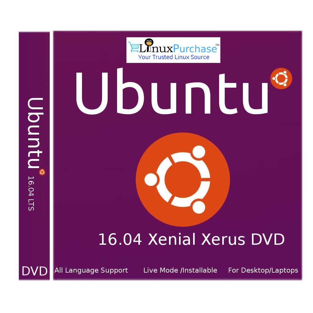 Ubuntu 16.04 DVD 64 bit (DVD)
