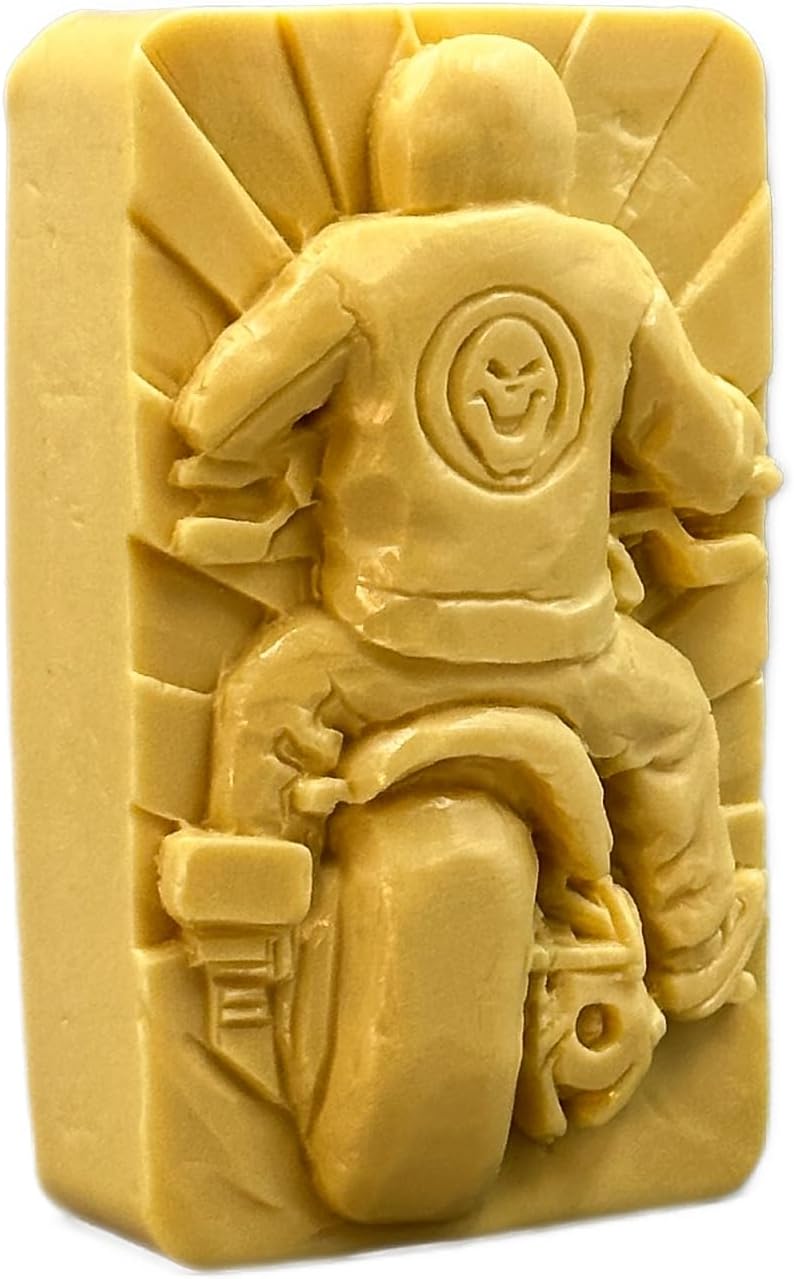 Biker Silicone Mold for SOAP Making, Resin Casting, Plaster, Gypsum, Candle and Other Crafts.