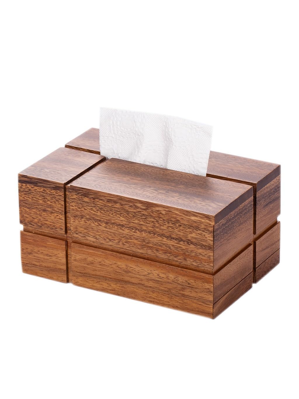 Boîte à mouchoirs en bois massif, une idée cadeau créative pour la crémaillère
