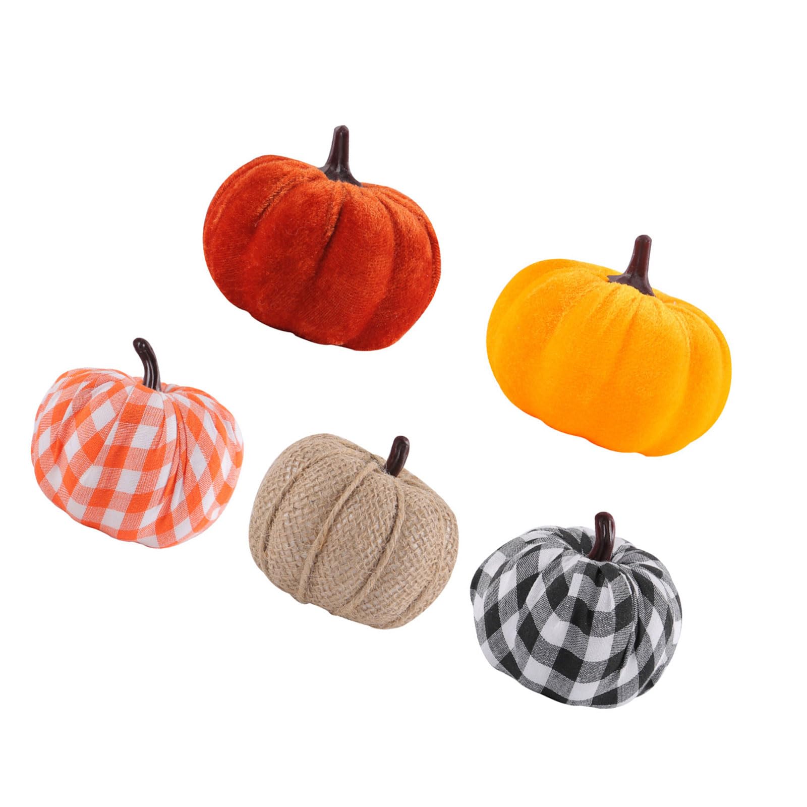 APGLSXY Autumn Craft Pumpkins Set Foam Thanksgiving Decorations for Tabletops & Mantlepiece Displays Halloween Thanksgiving Foam Pumpkins Multicolor Fall Pumpkin Decor