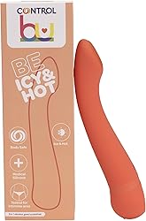 Control Be Icy Hot Vibrator Juguetes Sexuales Vibrador 3 en 1, Vibración con Efecto Frío y Calor, 7 Modos de Vibración, USB Recargable