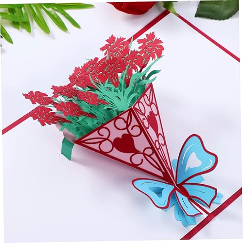 Miniatura 3 de EXCEART 2pcs 20 Valentines Day Cards Wish Cards Graduation Card Anniversary Cards Baby Shower Greeting Card Mothers Day Cards Fathers Day Cards