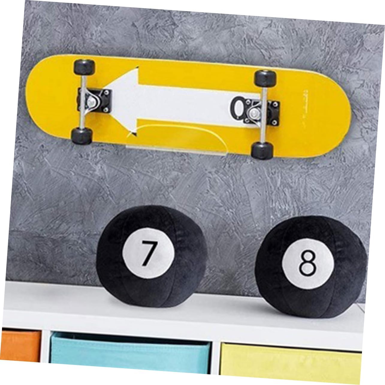 Skateboard Wall Mount Rack Durable Acrylic Skateboard Display Holder Easy to Install Versatile for Snowboards and Ski Boards Thickness