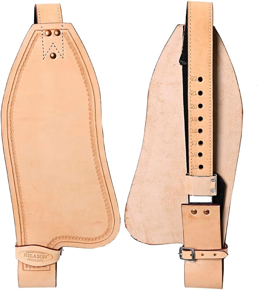 HILASON Hand Tool Leather Saddle Replacement Fender Pair Hobble Strap Youth Tan | Saddles Fenders Fender| for Horse