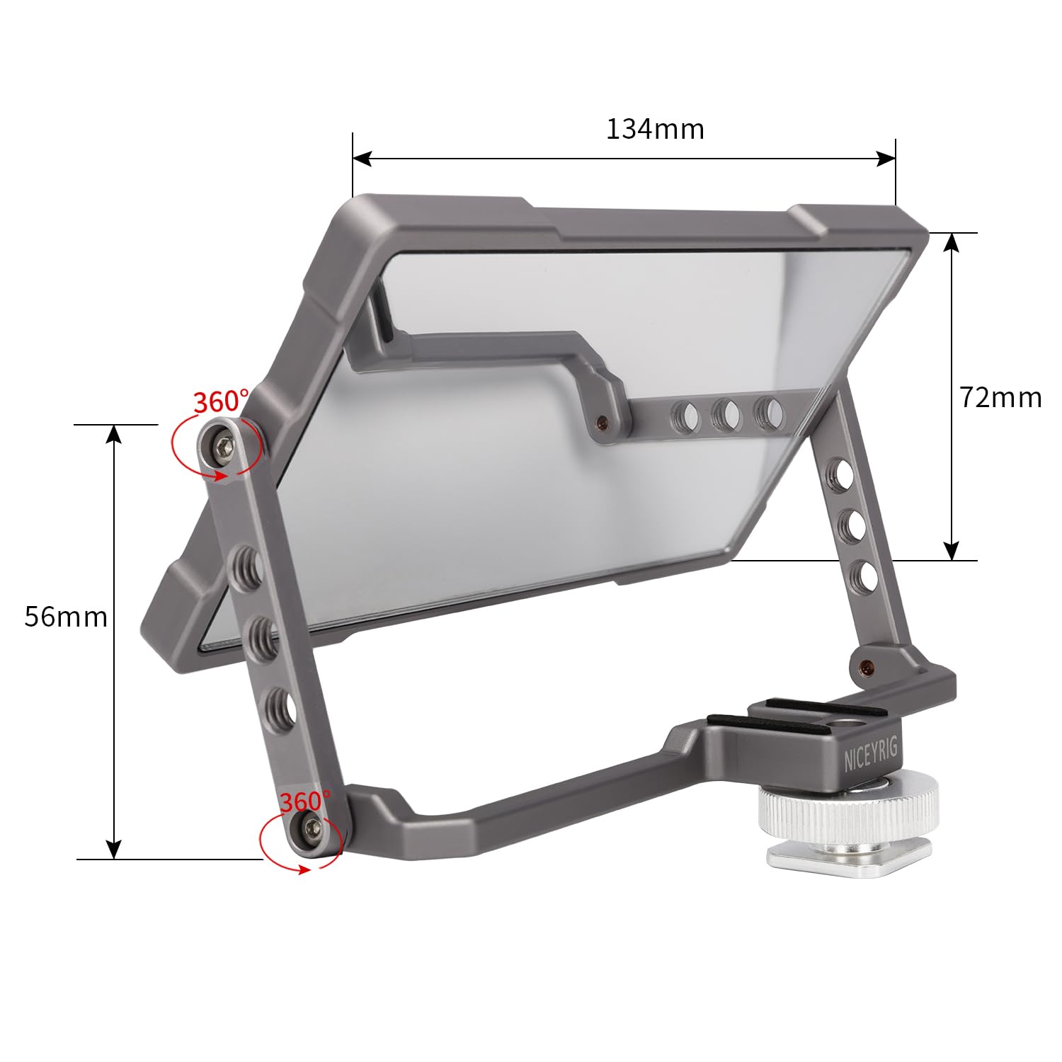 Amazon | NICEYRIG 自撮りモニター スマホフリップスクリーンミラー