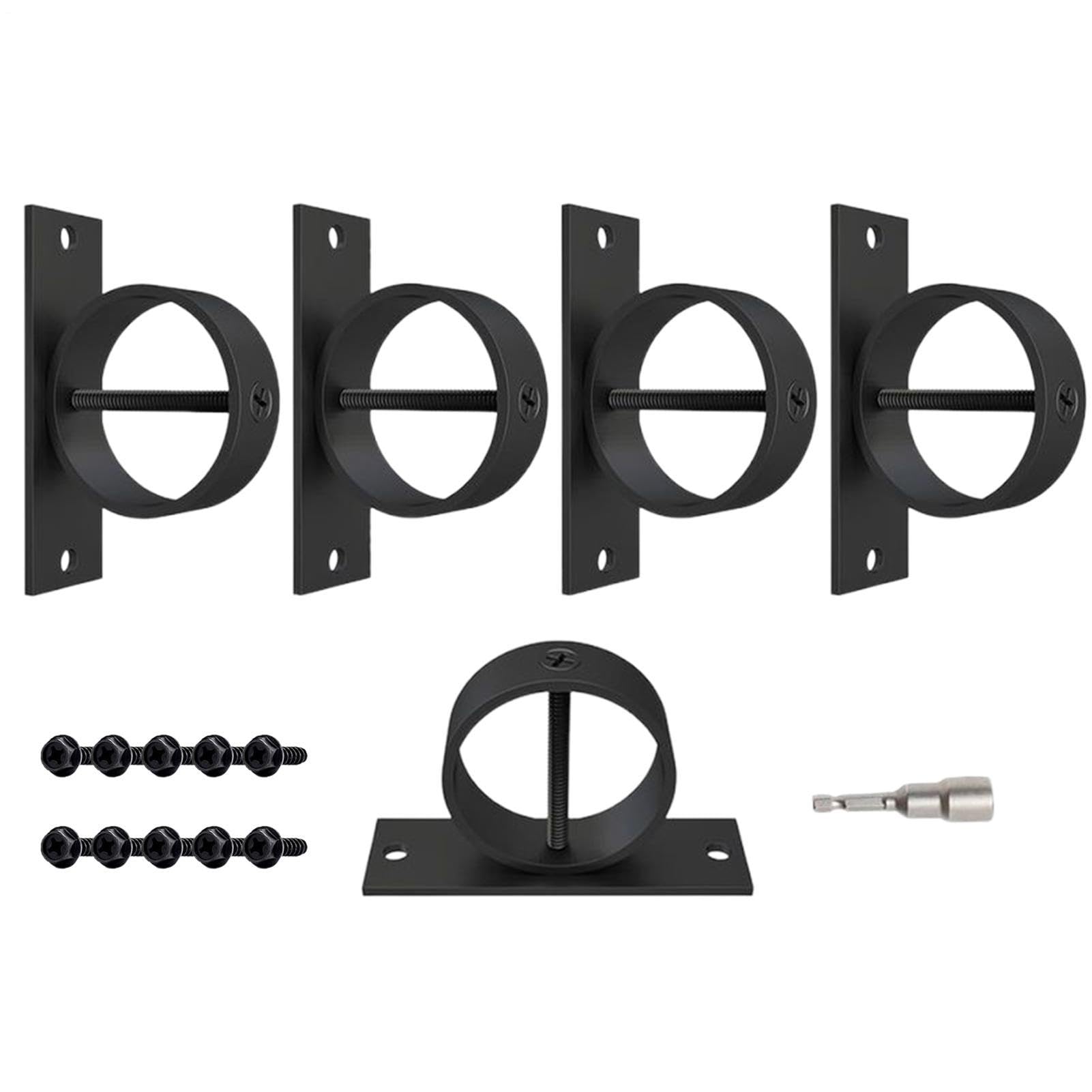Supports de fixation pour anneaux decoratifs durables avec installation facile sur terrasse