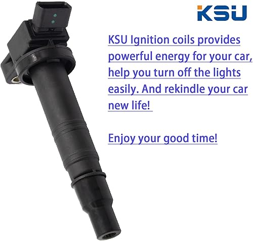 Miniatura 4 de KSU Bobina de encendido compatible con Toyota Camry Corolla Matrix Solara 4runner Hilux Hiace Tacoma Scion XB 2.4L 2.7L UF495