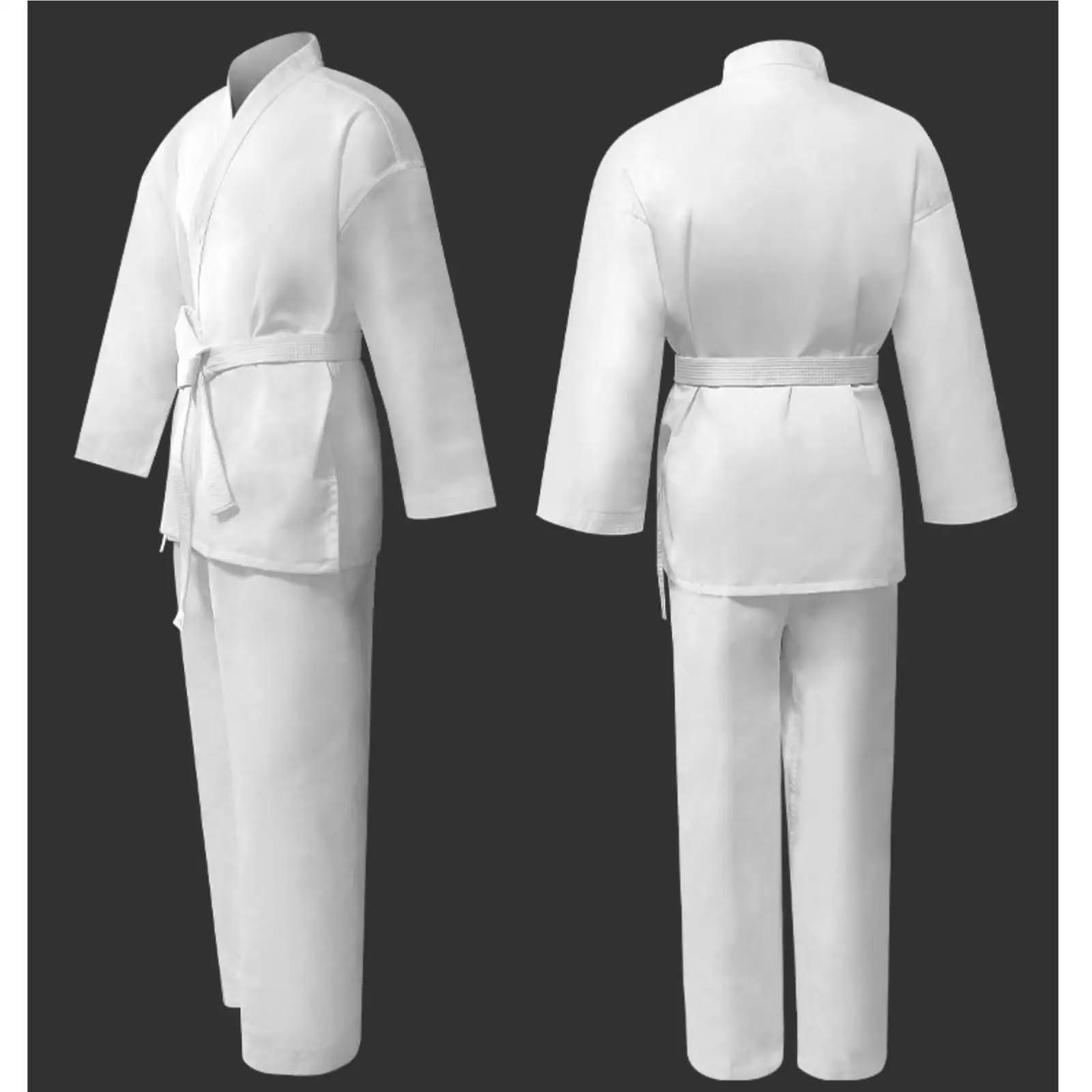 Uniforme de Karate, Traje Transpirable y Ligero, Conjunto de Trajes de Karate, Ropa de Karate for Entrenamiento de Sparring, Ejercicio, competición de Karate.