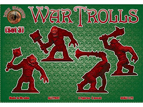 Amazon.com: WAR Trolls Set 3, 4 Figures 1/72 ALLIANCE 72032 : Arts