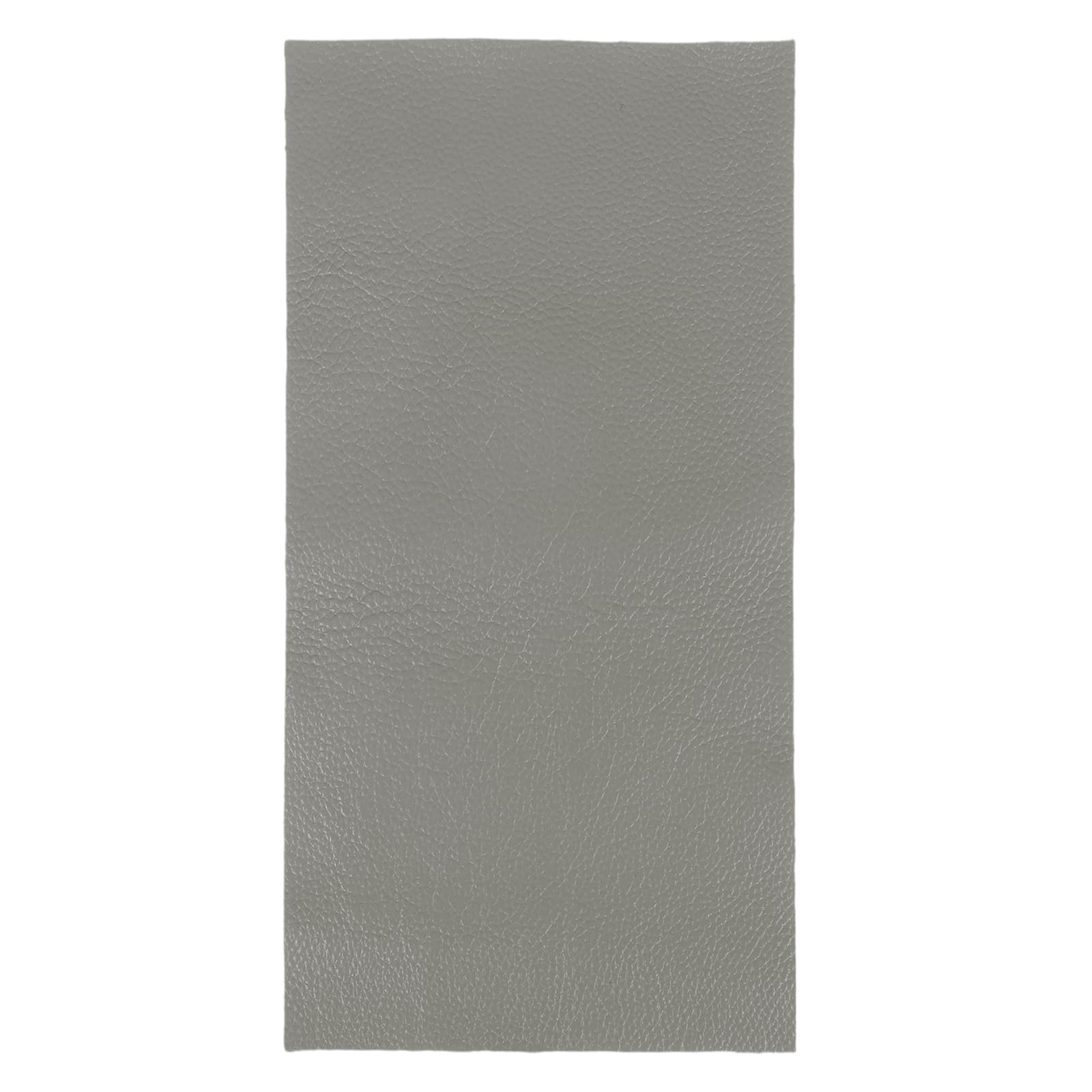 Feuille de cuir pleine fleur gris 60x30 cm pour loisirs créatifs et meubles