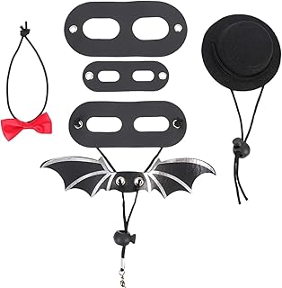 BCOATH 1 Set Lizard Hat Bow Tie Gecko Harness Reptile Lead Rope Hamster Top Hat Leopard Gecko Leash Bearded Dragon Hat Leopard Print Belt Reptile Cosplay Prop Pet Cloth Chinchilla