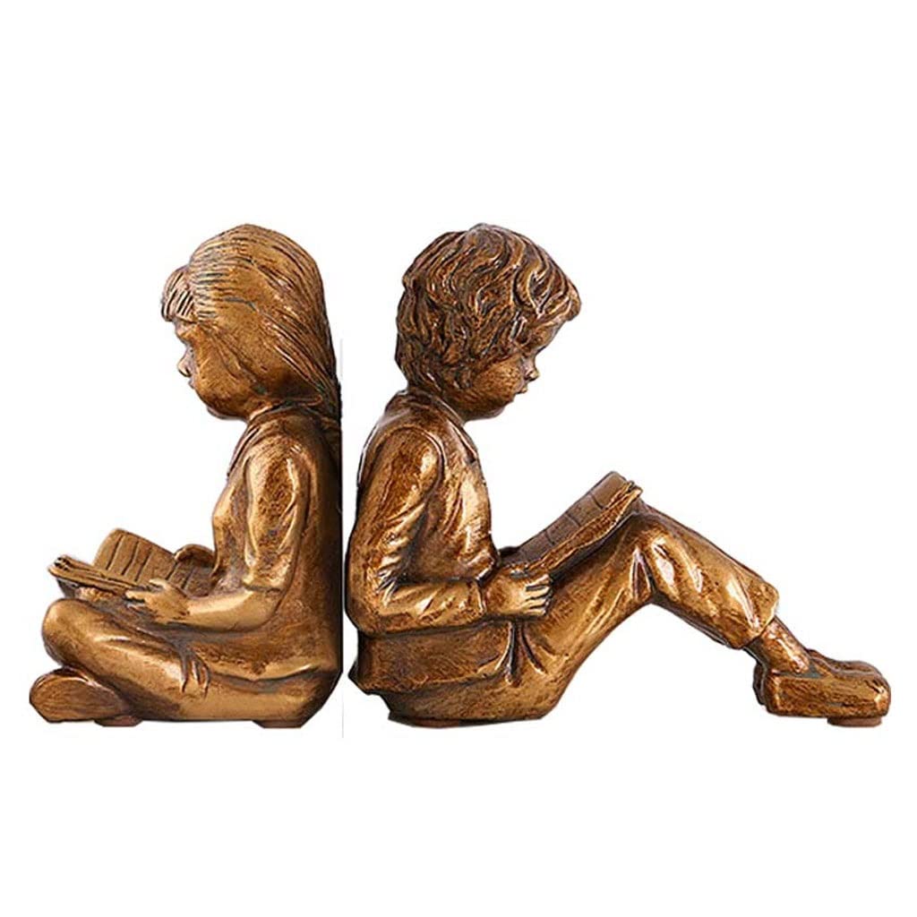 Book Ends Reading Resin Bookends Home Decoration Bookend Office Study Room Display Antique Book Ends Ornaments Desktop Decors For Home Office