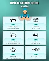 Vista 6 de Amortiguadores para BMW, AUTOMUTO 2 amortiguadores traseros para 325Ci/325i/330Ci/330i/323Ci/323i/328Ci/328i/330xi/323is/328is/318i/318is 1992 1993