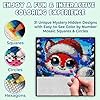 Christmas Woodland Animal Color by Numbers Adventure: 31 Cozy Winter Animals with Pixel Mosaics in Squares, Triangles, Hexagons & Circles (Mystery Color by Numbers for Adults) #2