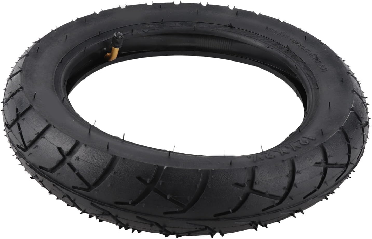 Electric Bike Tire, Shock Absorbing Rubber with Angled Valve Stem,Inner Tube Set for City Commuting, Long Distance Travel, Mountain Trails, Daily Use