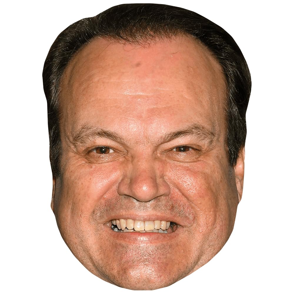 Shaun Williamson (Grin) Celebrity Mask, Flat Card Face, Fancy Dress Mask
