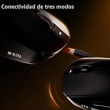 ATK Dragonfly A9 Wireless Gaming Mouse - White