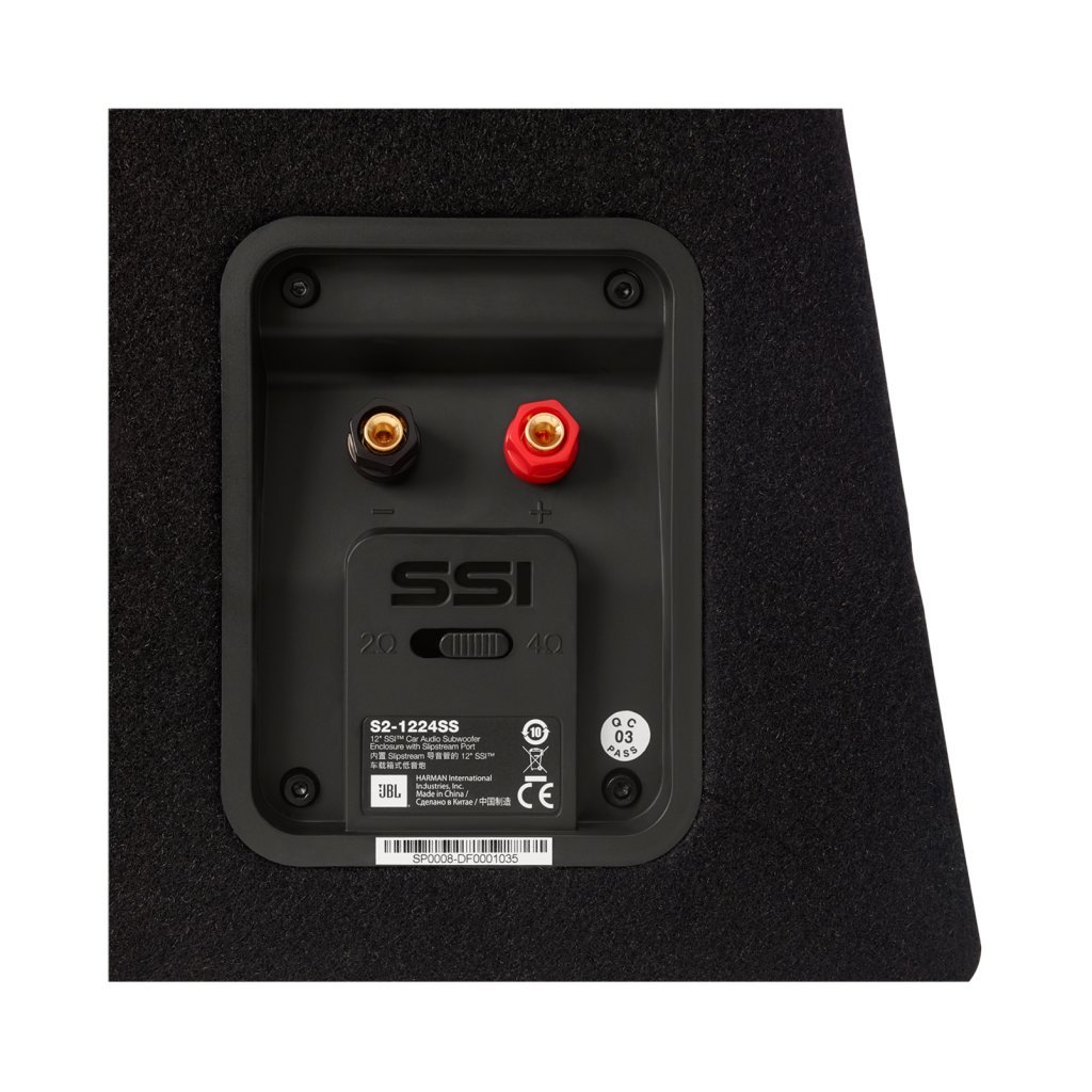 JBL S2-1224SS zestaw samochodowy subwoofera, 1100 W, Harman Kardon Car hifi 12" JBL Radio Bassreflex, obudowa subwoofera, 30 cm, 300 mm, czarny