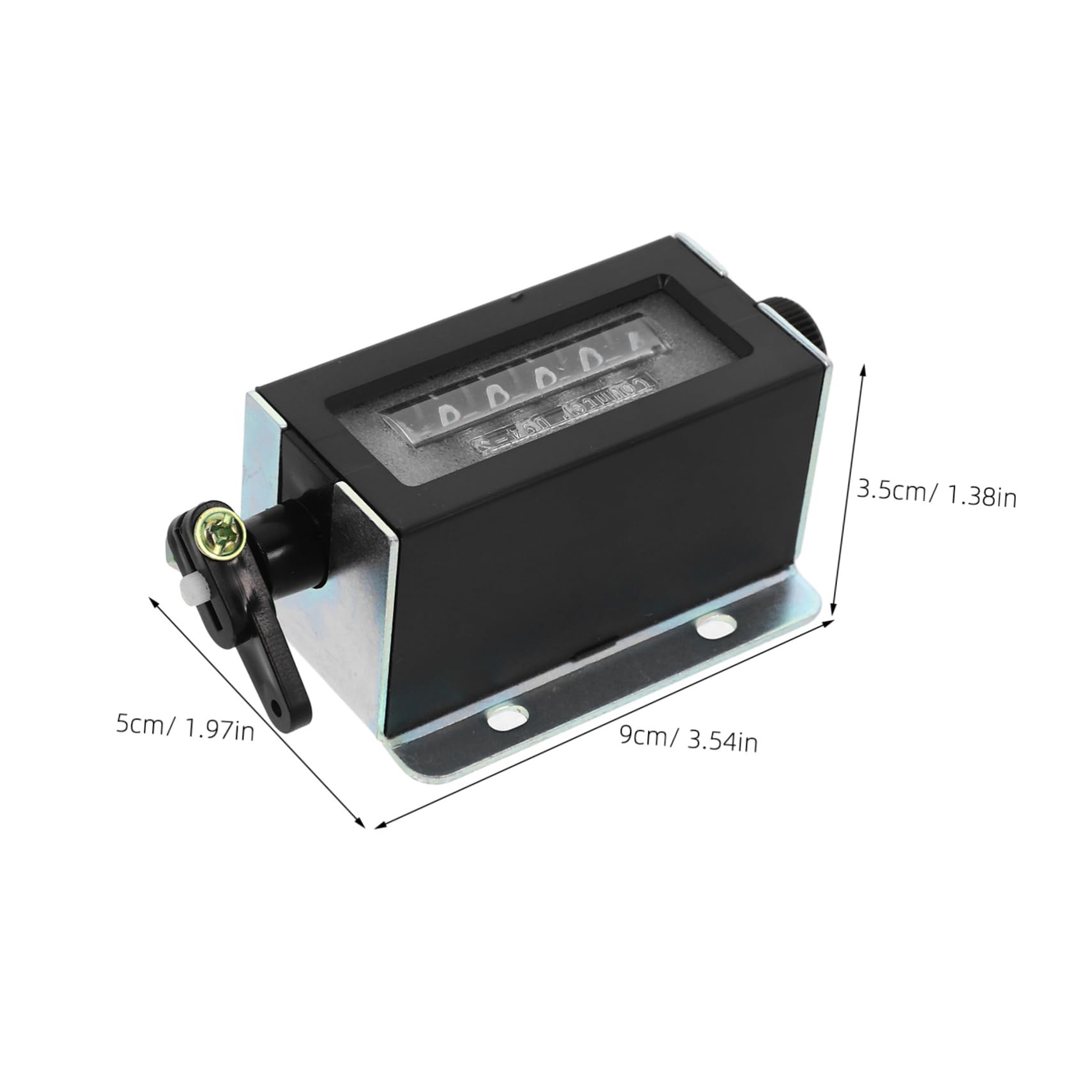 ULTECHNOVO Handheld Mechanical Counter Counter Industrial Punch Machine 6 Manual Clicker for Crocheting