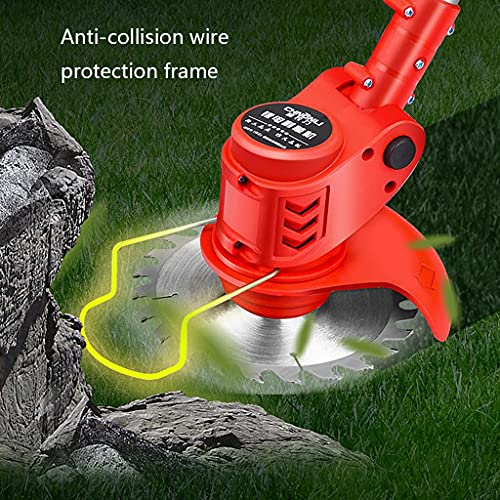 Accu grasmaaier en trimmer-lichtgewicht telescopische grasmaaier met een maaibreedte van 15 cm, inclusief accu en oplader - Afbeelding 8