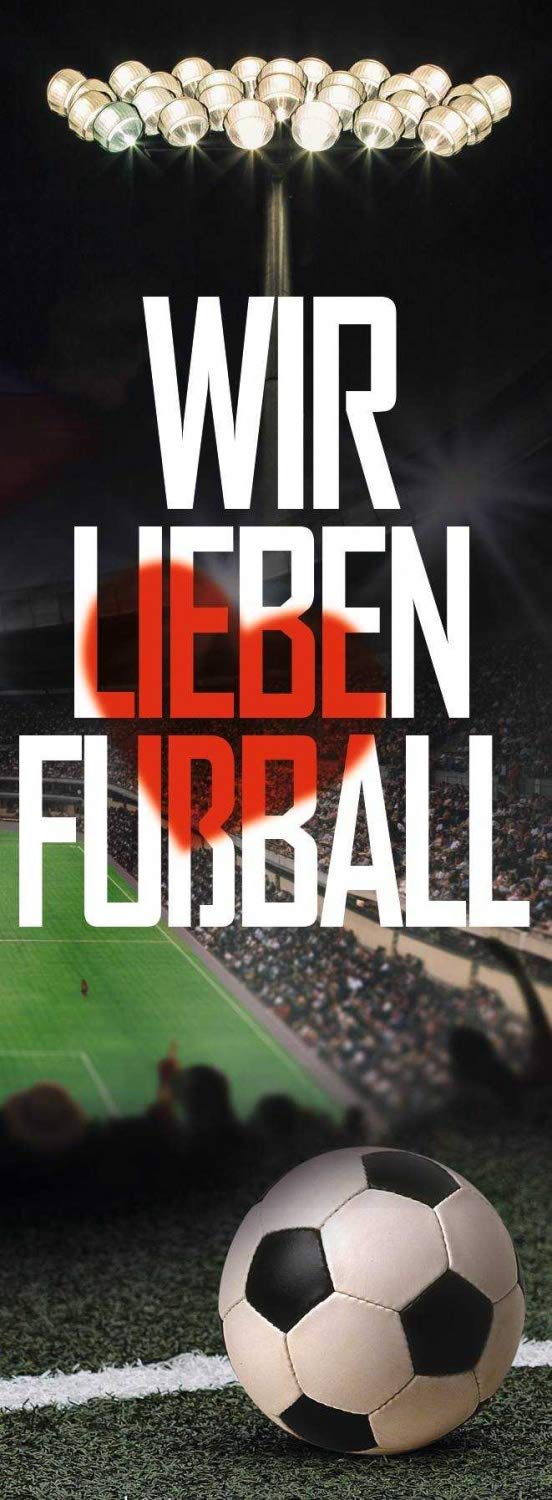 RB Leipzig Kennzeichenrahmen 2er Set - Die roten Bullen - Nummernschildträger RBL Kennzeichenhalter - Plus Lesezeichen Wir lieben Fußball