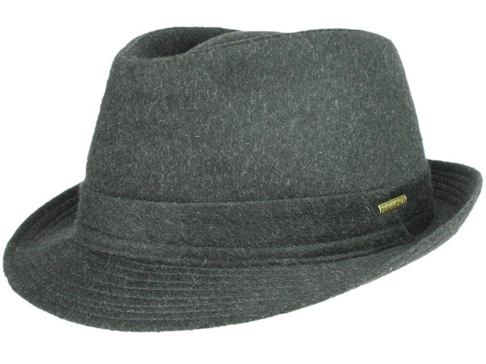 Stetson Benavides Trilby Wollhut Damen Herren Made in Italy Winter Hut Teflon-Beschichtung Herbst Winter