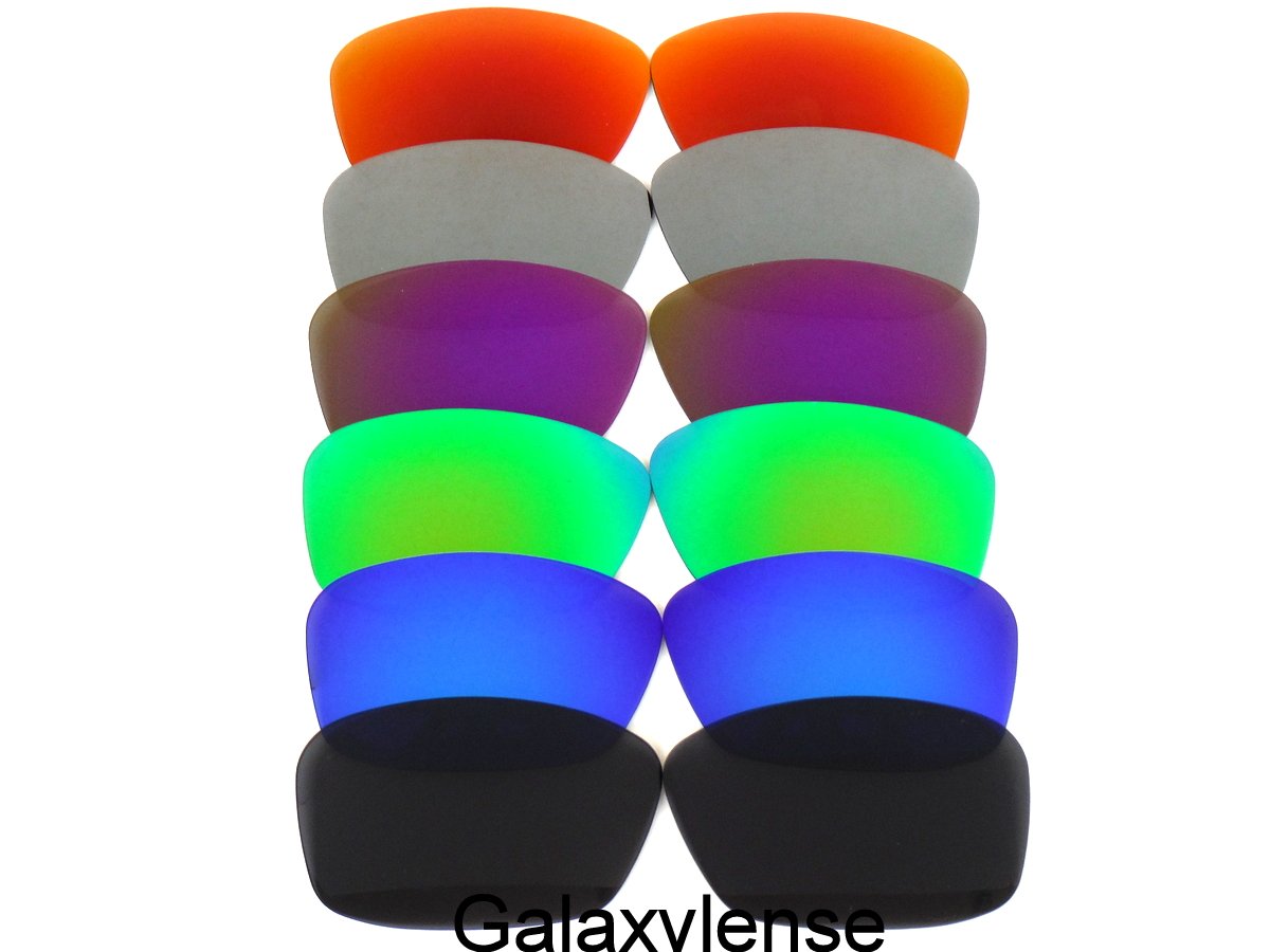 Galaxy Replacement Lenses for Oakley Hijinx Black&Blue&Green&Purple&Gray&Red Color Polarized,6 Pairs