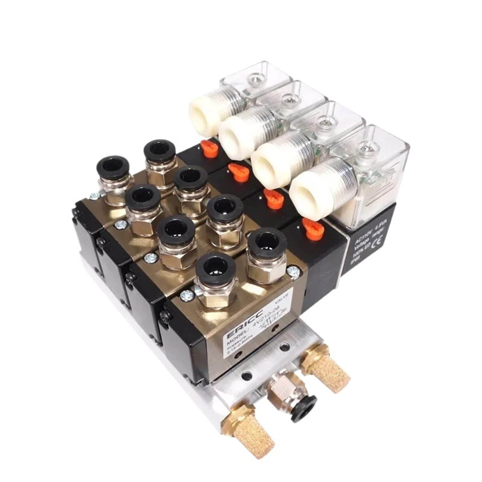 Électrovanne 5 voies 2 positions 4V210-08 DC24V ensemble complet 9 stations