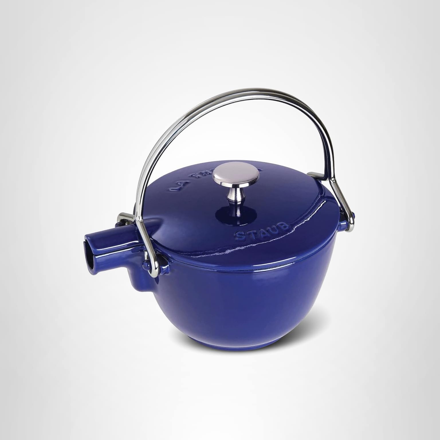 THEIERE teapot round STAUB ダークブルーやかんストウブ cm diam.16,5 iron cast Round Teapot/Kettle Staub 調理器具