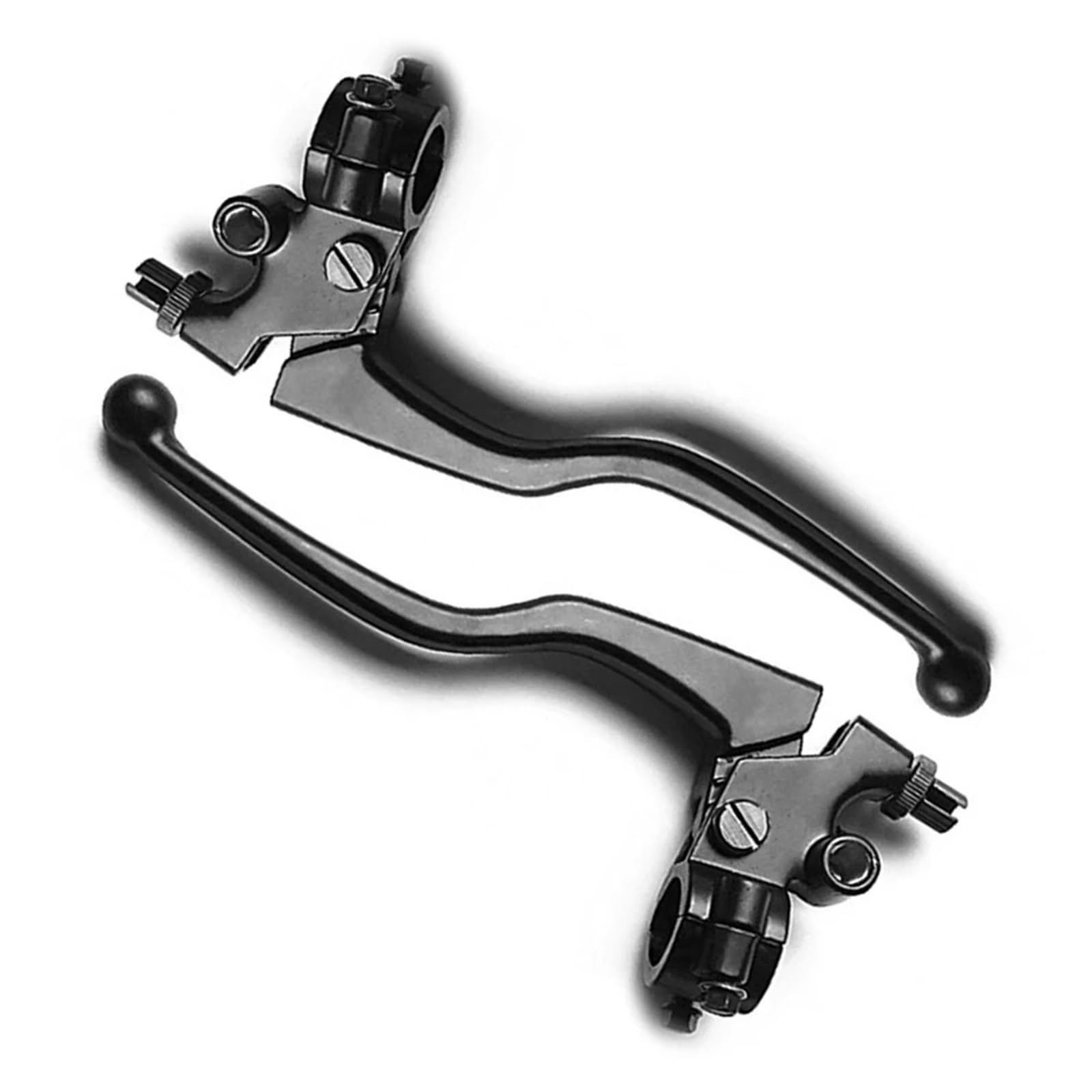 Hoqcszfup One Color Motorbike Brake Levers 2X 22Mm 7/8In Aluminum Alloy Motorcycle Brake And Clutch Lever Handlebar Accessories For Pit Dirt Bike Atv