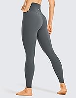 Vista 9 de CRZ YOGA Leggings de entrenamiento para mujer con sensación de desnudez cepillada de 25 pulgadas, pantalones de yoga de compresión de cintura alta