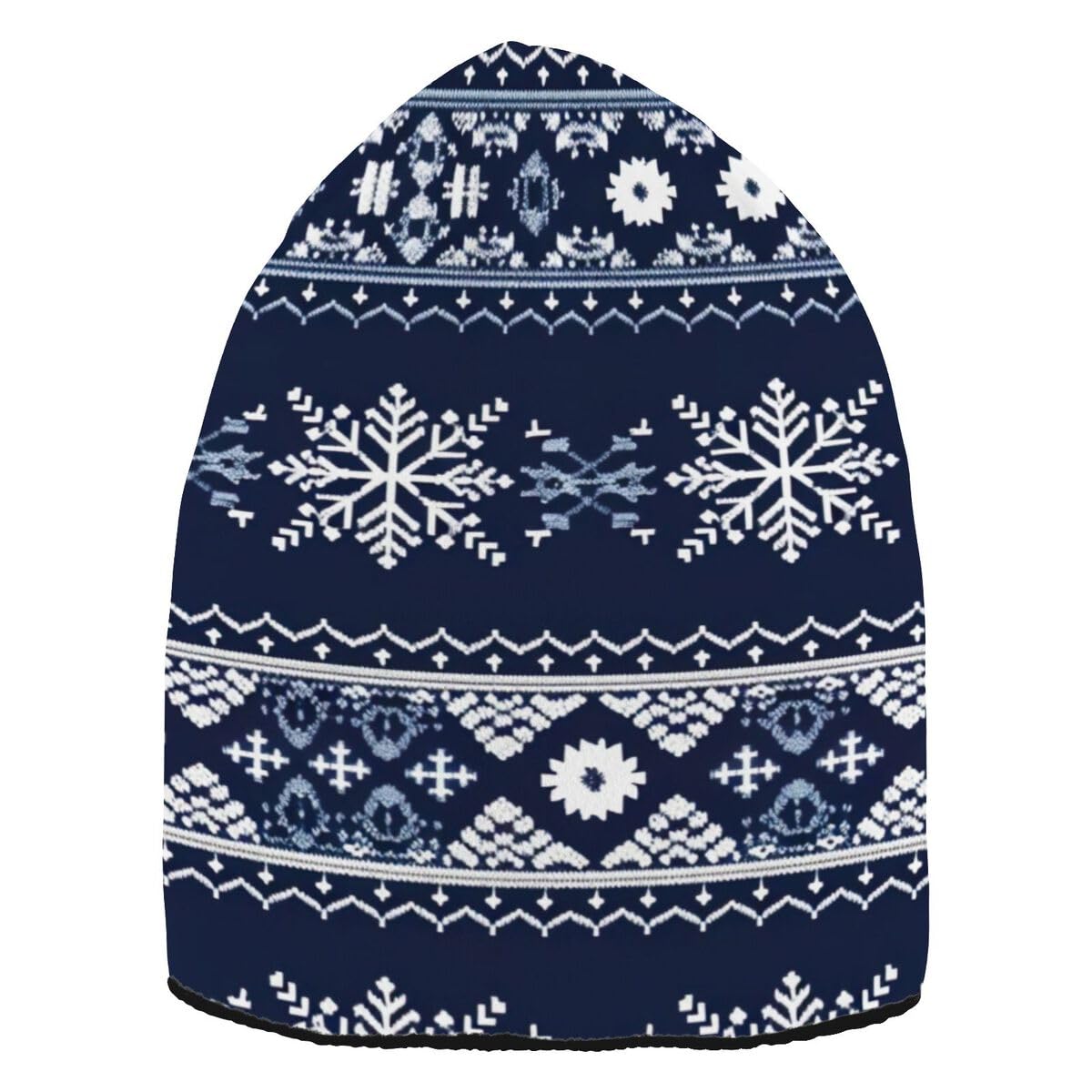 Jumbear Unisex A Scandinavian Fair Isle Design Style Beanie Hat Skull Cap Beanies For Men Women,Winter Warm Ski Hat