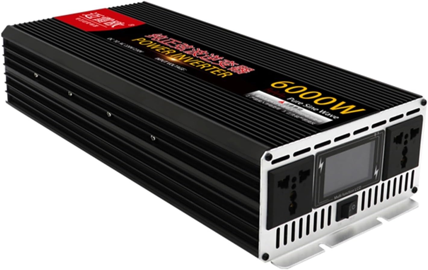3000W6000W8000W Pure Sine Wave Inverter DC 12V 24V 48V 60V to AC 220V Voltage Transformer Power Converter Solar Supply Inverter(12V8000W)