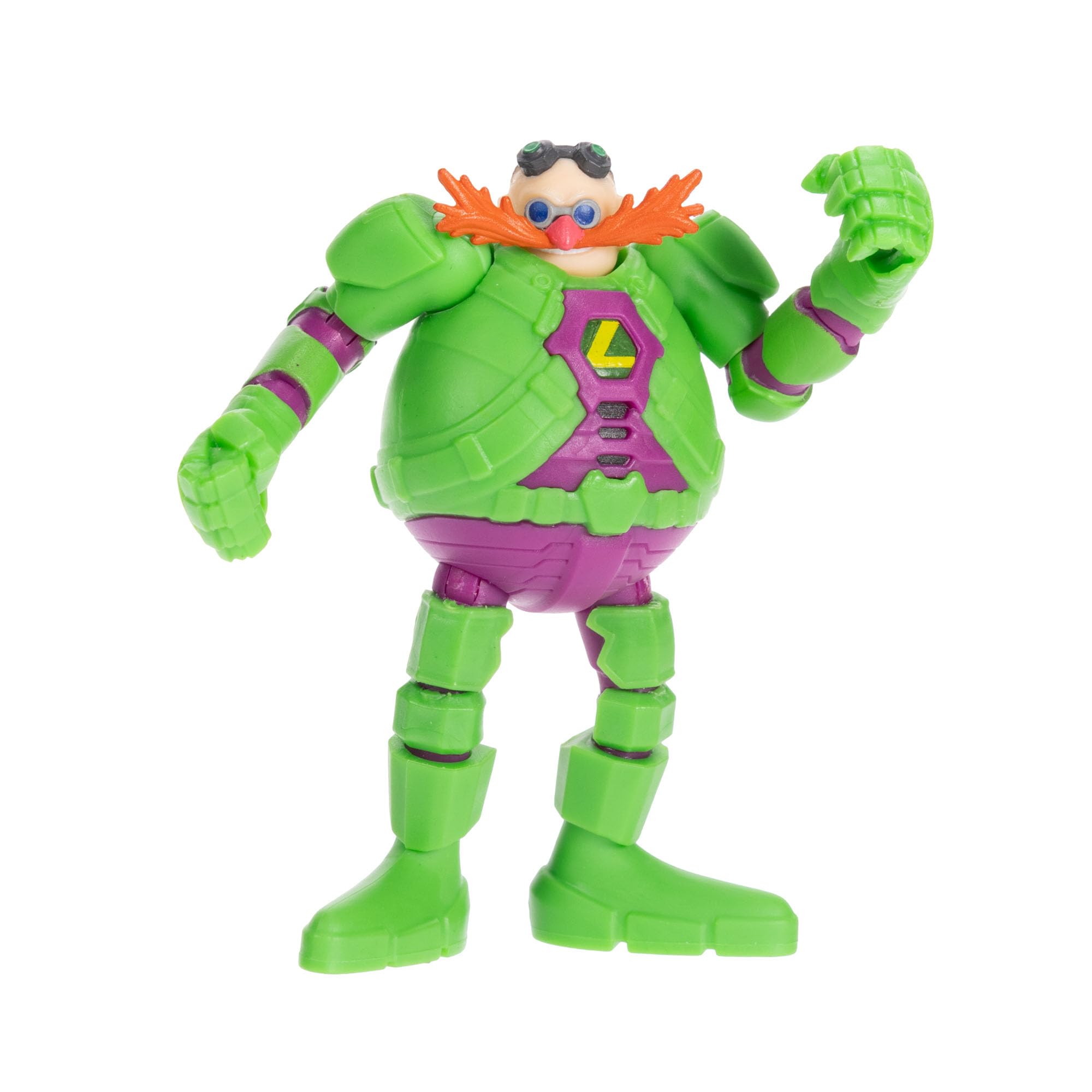 DC x Sonic Dr. Eggman as Lex Luther 2.5" / 6.35cm Action Figure, Officially Licensed by Jakks Pacific, Highly Articulated and Detailed Design, Collector's Packaging — image 1