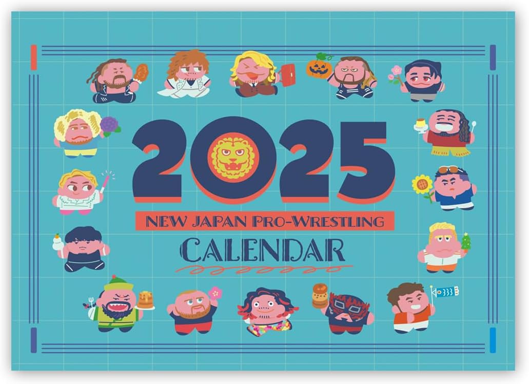 New Japan Pro Wrestling Calendar 2025 New Japan Pro Wrestling Tabletop Type 5956062790