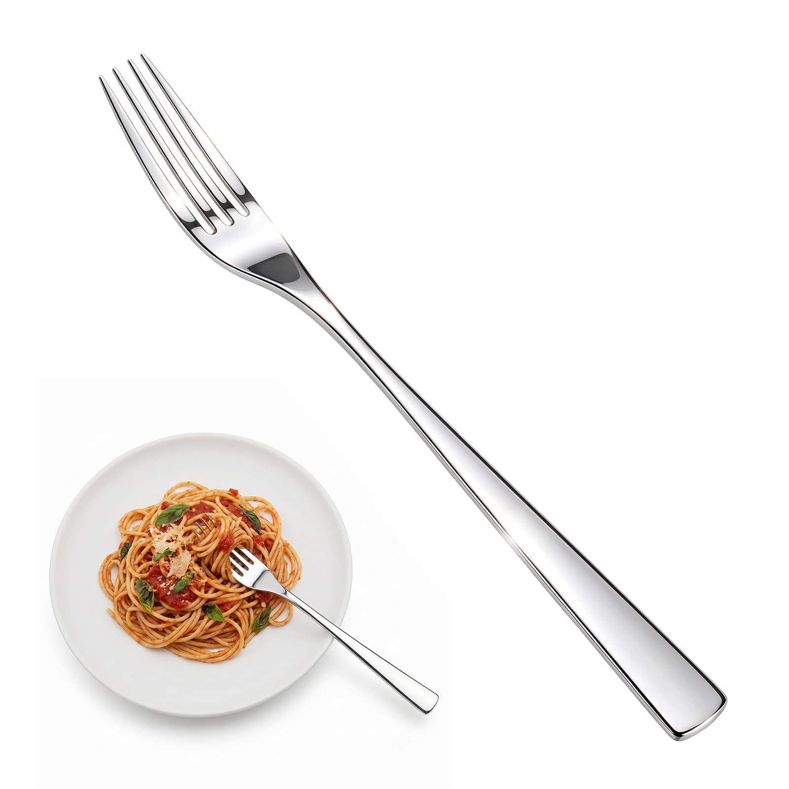 4PCS Dinner Forks, 18/10 Stainless Steel Silverware Fork Set