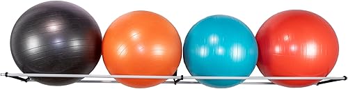 Vita Vibe - Fabricado en Estados Unidos - Estante de almacenamiento para pelotas de yoga - Bolas de ejercicioyogaestabilidad de 10 a 36 pulgadas de
