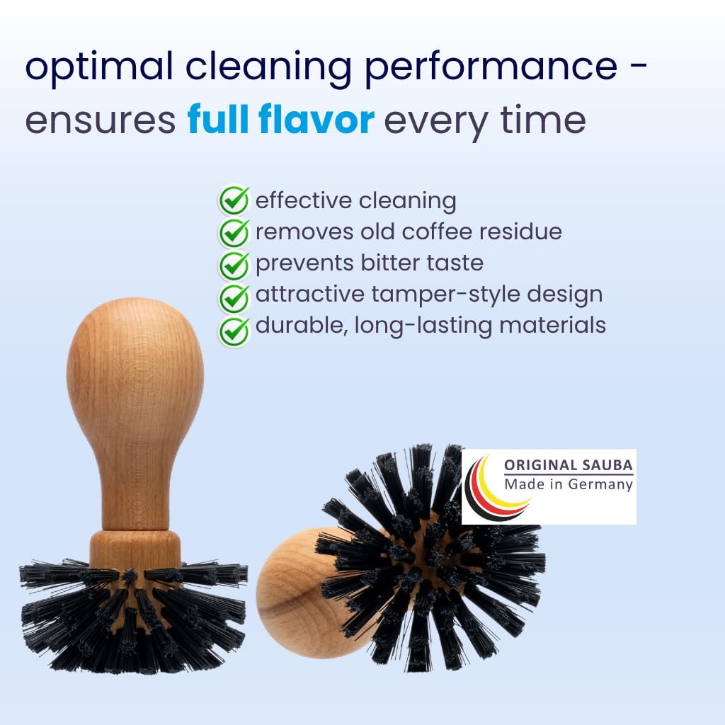 SIBO - Cepillo de limpieza portafiltro para máquina de café espresso, 58 mm, paquete de 3