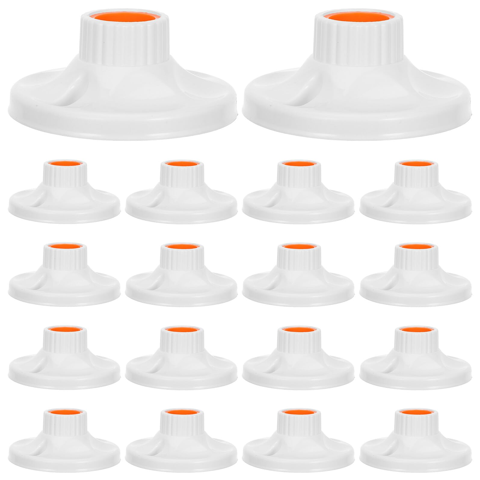 Baluue 24 pièces Douille à Vis Robuste Socle de Lampe Haute Puissance Support Ampoule Polyvalent pour Lampes de Table et Luminaires Décoratifs