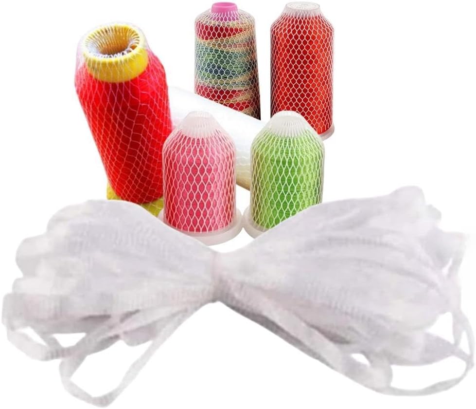 N/W FKUMLUN 20 Yards Thread Spool Net Sewing Thread Net Machine Thread Net Embroidery Thread Net Thread Spool Net for Sewing Embroidery Machine - Cut into Any Length